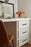 Fairlane Zinc & Leather Black Leather / Matte Black Cabinet Pull 28