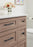 Fairlane Zinc & Leather Black Leather / Matte Black Cabinet Pull 29