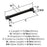 Fairlane Zinc & Leather Black Leather / Matte Black Cabinet Pull 12