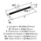 Fairlane Zinc & Leather Black Leather / Polished Nickel Appliance Pull 4