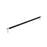 Fairlane Zinc & Leather Black Leather / Polished Nickel Appliance Pull 3