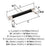 Fairlane Zinc & Leather Black Leather / Polished Nickel Cabinet Pull 11