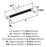 Fairlane Zinc & Leather Black Leather / Polished Nickel Cabinet Pull 12