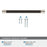 Fairlane Zinc & Leather Black Leather / Polished Nickel Cabinet Pull 20