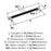 Fairlane Zinc & Leather Black Leather / Satin Nickel Appliance Pull 4