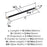Fairlane Zinc & Leather Black Leather / Satin Nickel Appliance Pull 5