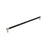 Fairlane Zinc & Leather Black Leather / Satin Nickel Appliance Pull 3