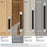 Fairlane Zinc & Leather Black Leather / Satin Nickel Cabinet Pull 33