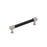 Fairlane Zinc & Leather Black Leather / Satin Nickel Cabinet Pull 4