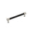 Fairlane Zinc & Leather Black Leather / Satin Nickel Cabinet Pull 5