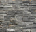 Full Ledger Sample - Black Marble Ledgestone - 8" x 18" x 3/4" - 1" Natural Cleft