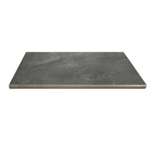 Black Wave Natural Porcelain Bullnose - 12" x 24" x +/- 3/4"