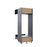 Wallkitchens Wood Black Matte Oven Cabinet Black Matte 3