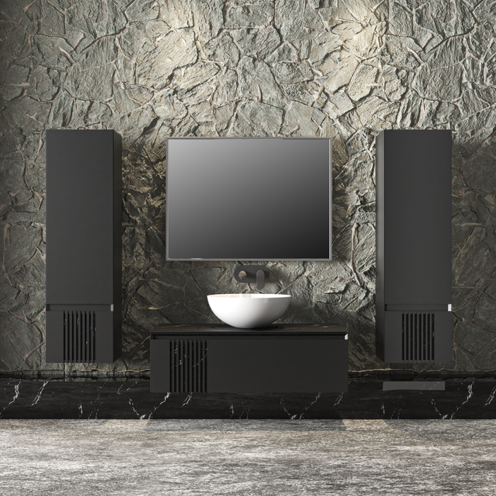 Manhattan Wood Concrete  Bathroom Vanity Concrete 2