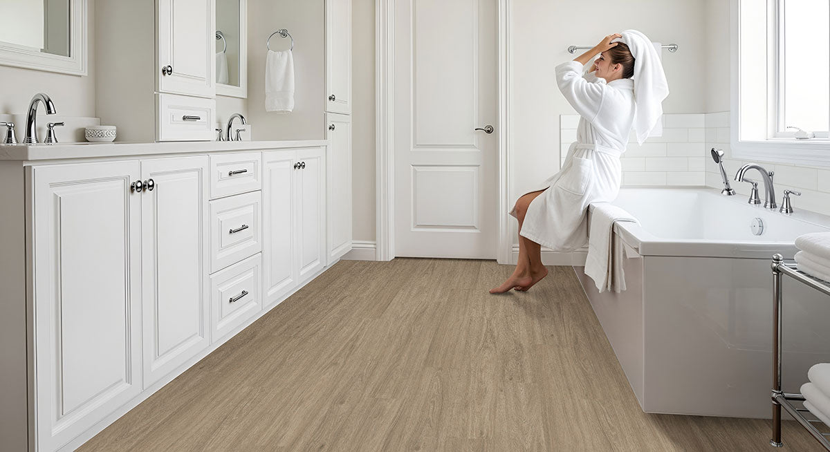 Everlife LVT Wilmont Bleached Elm Dryback Luxury Vinyl Plank Flooring - Low Gloss