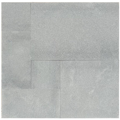 Blue Island Marble French Paver Versailles Pattern Sandblasted & Brushed 1