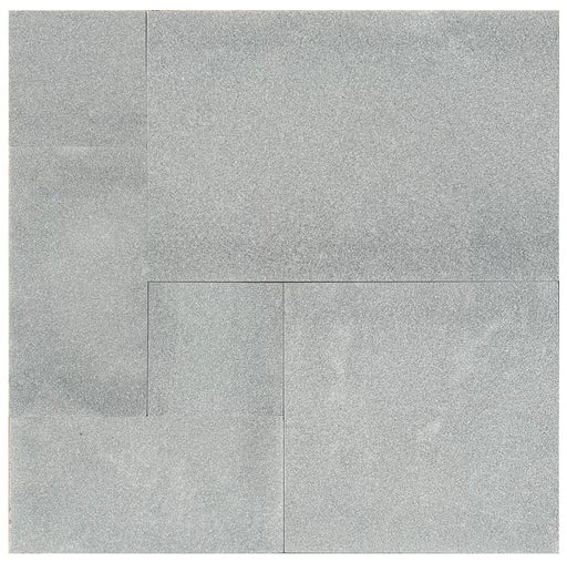 Blue Island Marble French Paver Versailles Pattern Sandblasted & Brushed 1