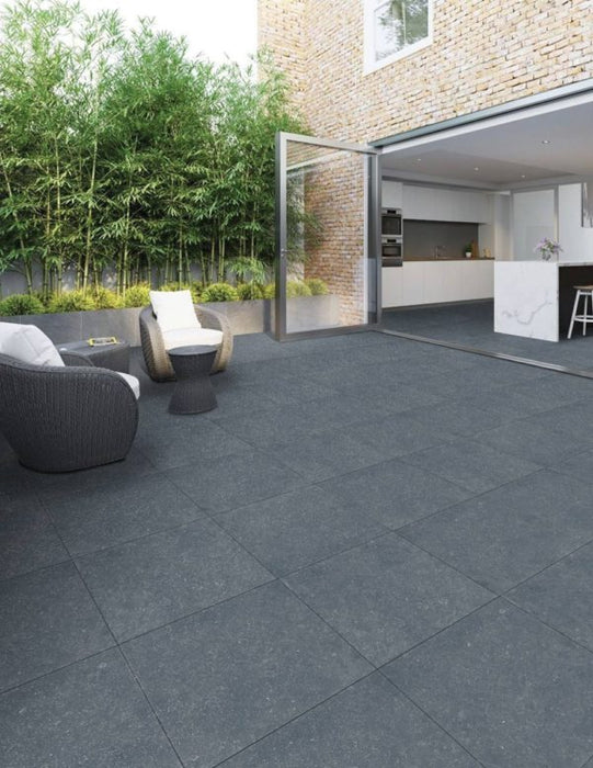 Bluestone Dark Grey Porcelain Paver Rough 3