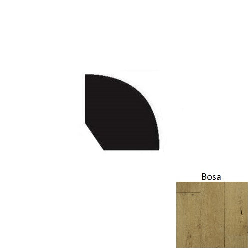Mediterranean 9.5 Wood Bosa Quarter Round Wire Brushed 1
