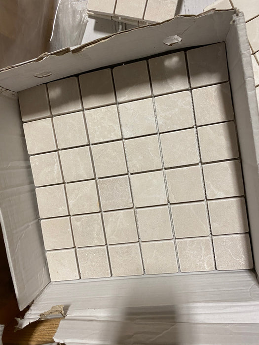 Botticino Marble Mosaic Tumbled 3