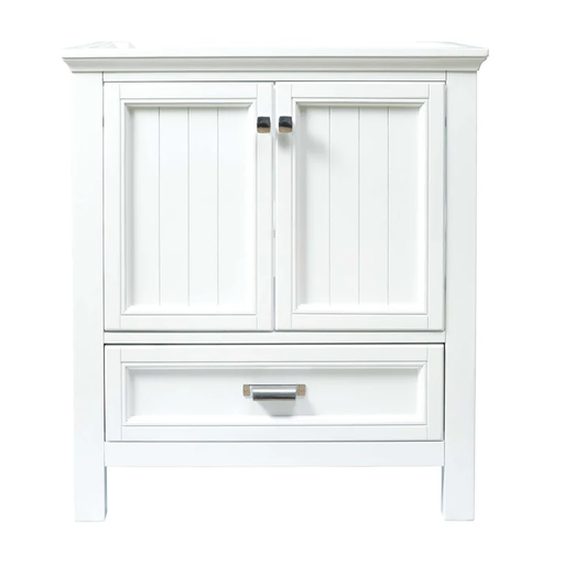 Brantley White Wood Freestanding Bathroom Vanity - 30"