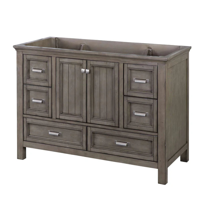 Brantley Wood Distressed Grey Bathroom Vanity Distressed Grey 1