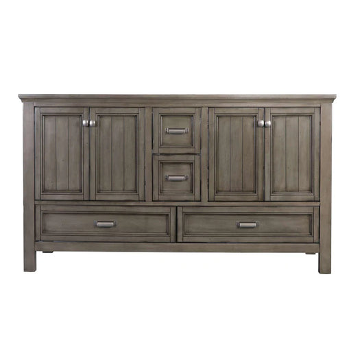 Brantley Wood Distressed Grey Bathroom Vanity Distressed Grey 1