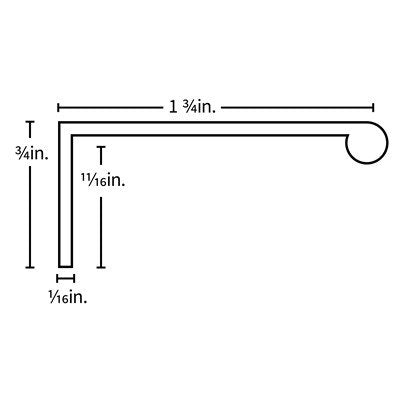 Bravo Aluminum Cabinet Pull - Aluminum 2
