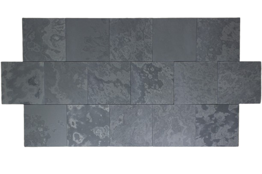 Brazil Gray Limestone Honed Tile - 16" x 16" x 3/8"