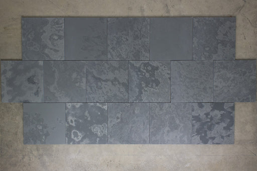 Brazil Gray Limestone Honed Tile - 16" x 16" x 3/8"