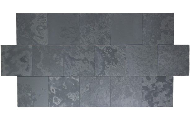 Full Tile Sample - Brazil Gray Slate Tile - 16" x 16" x 3/8" Honed