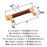 Fairlane Zinc & Leather Brown Leather / Champagne Bronze Cabinet Pull 10