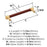 Fairlane Zinc & Leather Brown Leather / Champagne Bronze Cabinet Pull 12