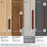 Fairlane Zinc & Leather Brown Leather / Polished Nickel Cabinet Pull 34