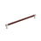Fairlane Zinc & Leather Brown Leather / Satin Nickel Appliance Pull 2
