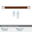 Fairlane Zinc & Leather Brown Leather / Satin Nickel Cabinet Pull 19