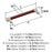 Fairlane Zinc & Leather Brown Leather / Satin Nickel Cabinet Pull 12
