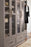 Fairlane Zinc & Leather Brown Leather / Satin Nickel Cabinet Pull 30