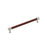Fairlane Zinc & Leather Brown Leather / Satin Nickel Cabinet Pull 7
