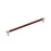 Fairlane Zinc & Leather Brown Leather / Satin Nickel Cabinet Pull 2