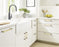 Overton Zinc & Aluminum Brushed Gold / Black Chrome Cabinet Pull 8