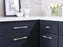 Urbanite Zinc & Aluminum Brushed Gold / Black Chrome Cabinet Pull 13
