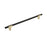 Urbanite Zinc & Aluminum Brushed Gold / Matte Black Cabinet Pull 5