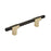 Urbanite Zinc & Aluminum Brushed Gold / Matte Black Cabinet Pull 1