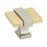 Overton Zinc & Aluminum Brushed Gold / Satin Nickel Cabinet Knob 1
