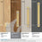 Overton Zinc & Aluminum Brushed Gold / Satin Nickel Cabinet Pull 12