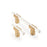 Urbanite Zinc & Aluminum Brushed Gold / White Cabinet Pull 10