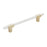 Urbanite Zinc & Aluminum Brushed Gold / White Cabinet Pull 2