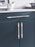 Urbanite Zinc & Aluminum Brushed Gold / White Cabinet Pull 6