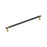 Overton Zinc Brushed Matte Black / Champagne Bronze Appliance Pull 2